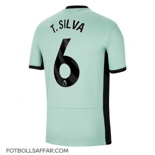 Chelsea Thiago Silva #6 Tredjeställ 2023-24 Kortärmad